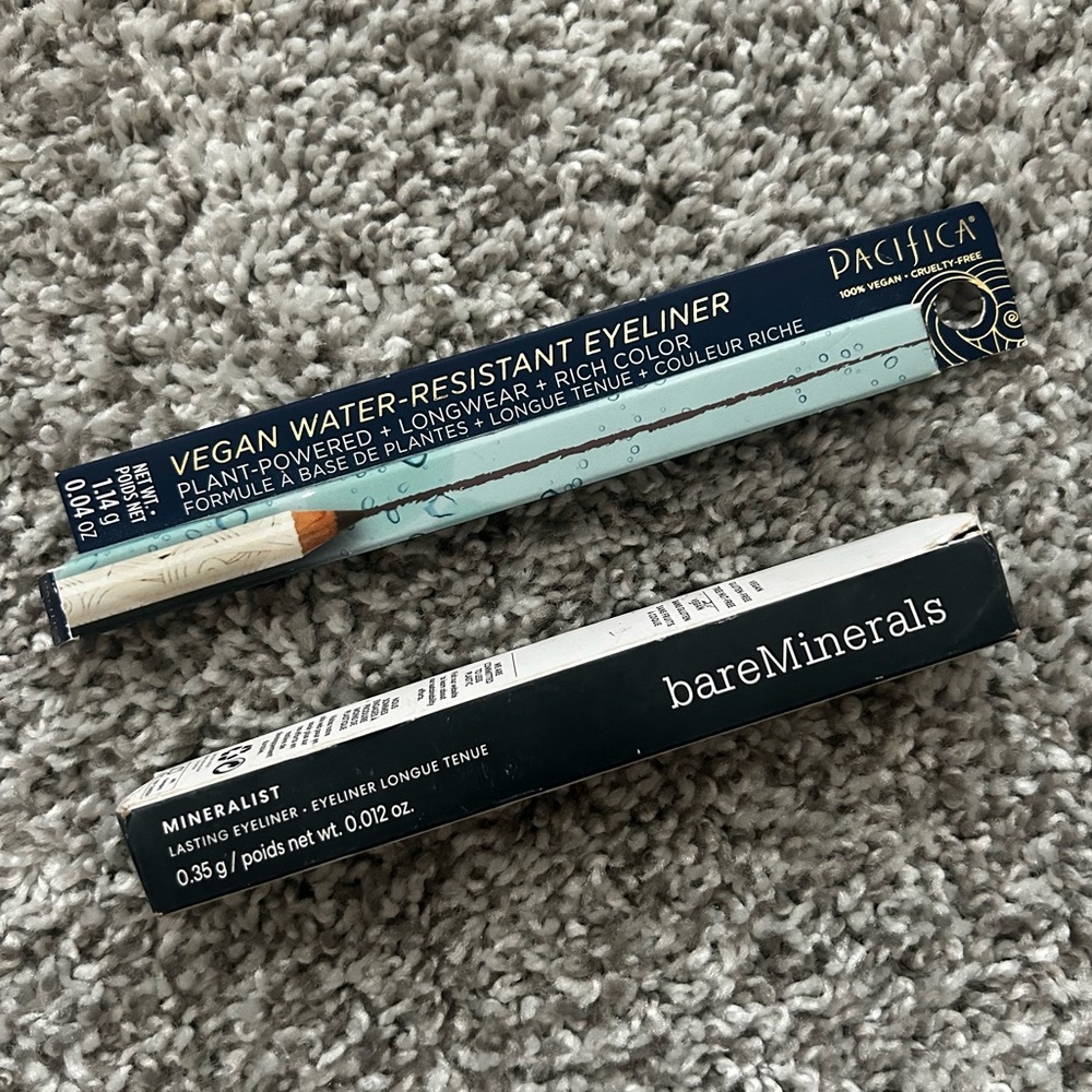 Two Brand New Eyeliners - Bare Minerals and Pacifica